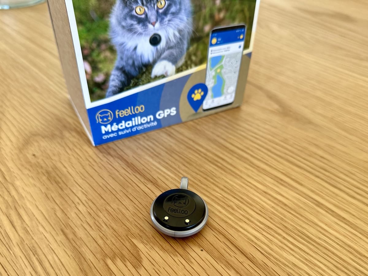 taille-medaillon-gps-chat-feelloo les dimensions du médaillon GPS pour chat feelloo